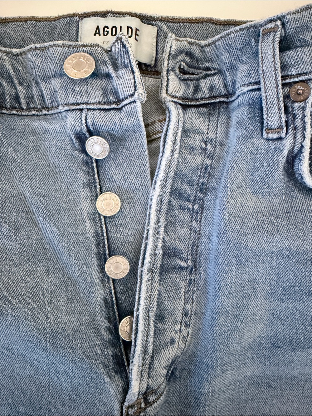 AGOLDE Nico Distressed Skinny Jeans | High Rise | Size 26 - Picture 3 of 12